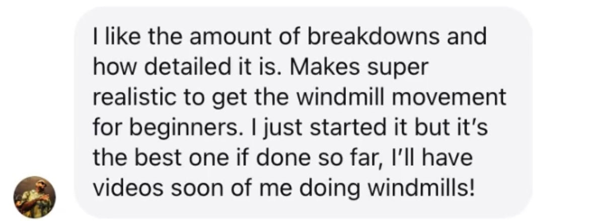 Master windmill in 3 MONTHS program